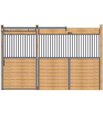 10 Foot Standard Complete Stall Front Package